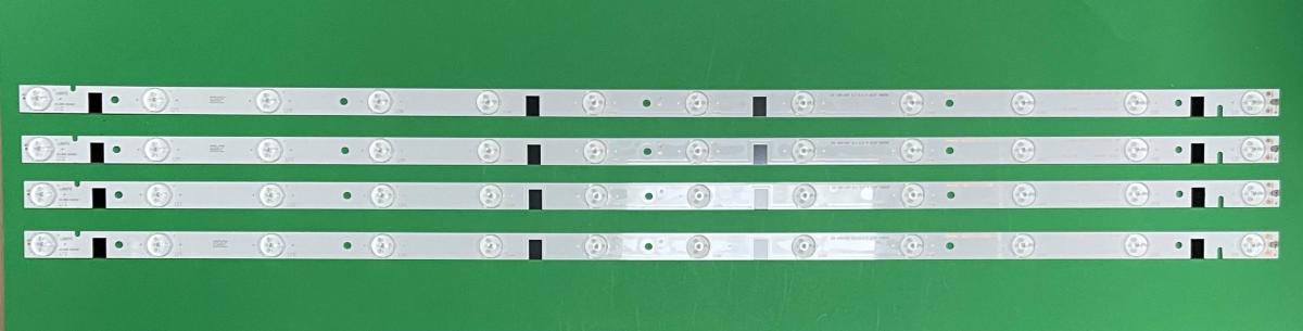 Led backlight strip for tv DOFFLER 43" set 4pcs X HL-00430A28-1201S-01 A4 , 12LED , 3V , 835MM