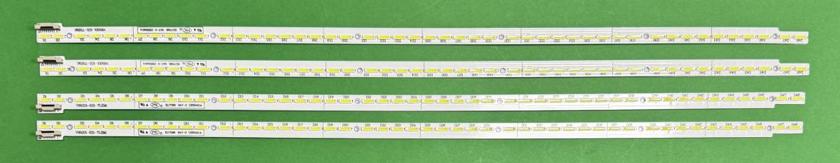 Led backlight strip for tv TCL 65" set 2pcs , 1pcs X V650DK1-KS2-TLEM03 , 48LED & 1 pcs X V650DK1-KS2-TREM03 , 48LED