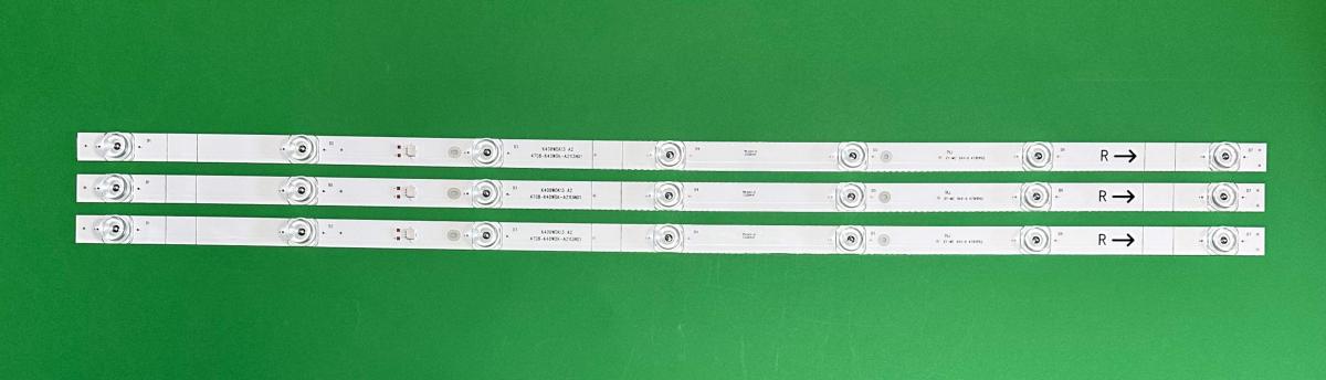 Led backlight strip for tv XIAOMI 40" set 3pcs X 4708-K40WDK-A2113N01 K400WDK13 A2 K400WDE A1 2020-6-1 4708-K40WDE-A1113N01 40D2003V2W7C1B71018M , 7LED , 3V , 710MM ,